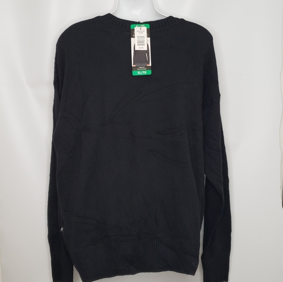 New Banana Republic Women's Black Dark Blue Knit Sweater Size XL - Picture 5 of 13